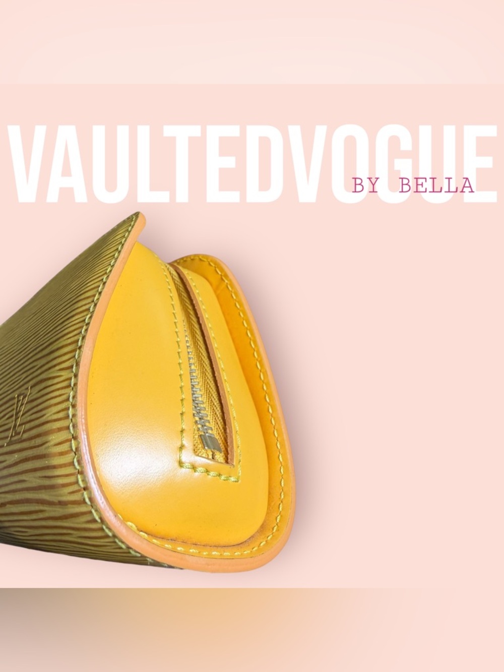 💛 Vintage Louis Vuitton Epi Leather Pouch 💛 - Picture 5 of 10